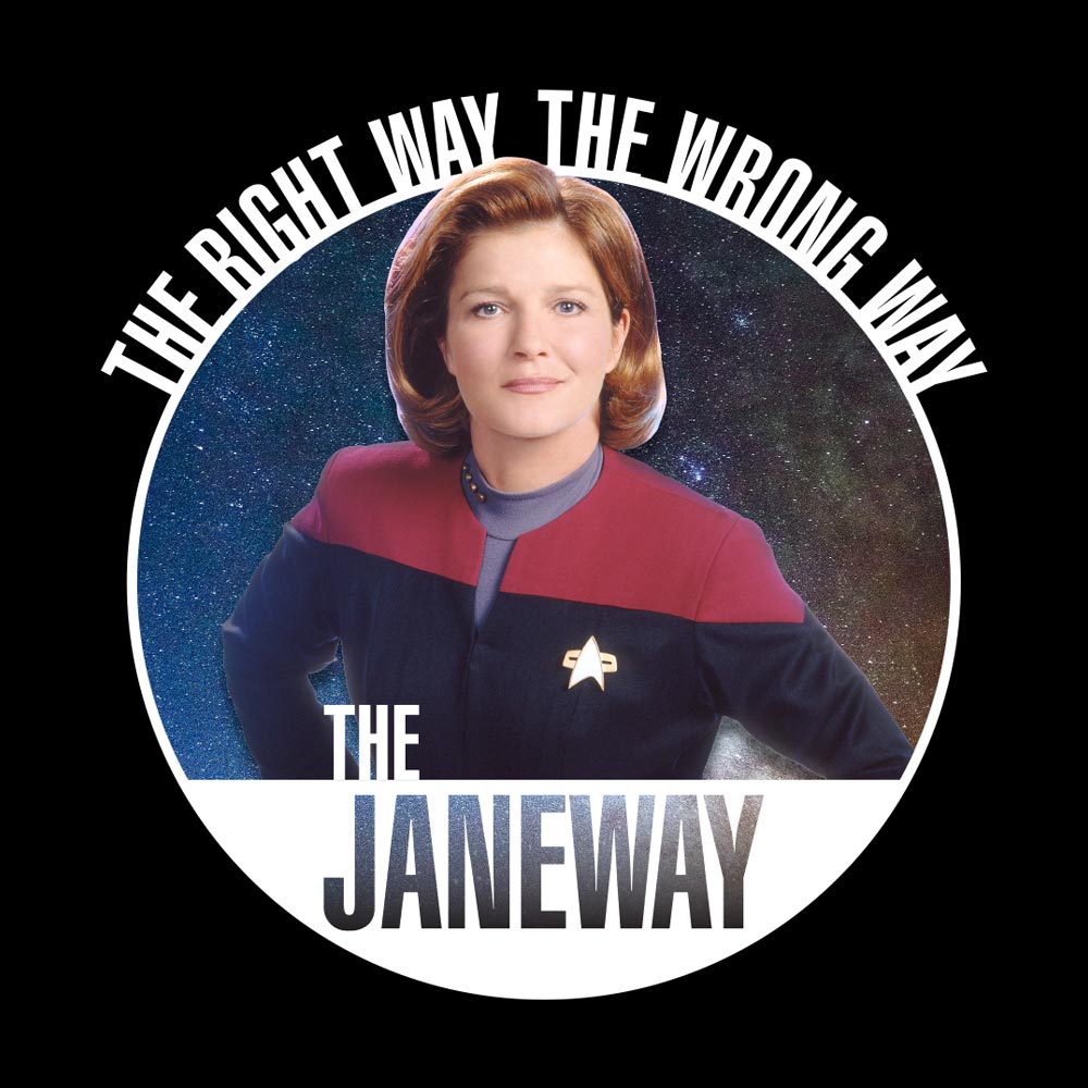 Star Trek: Voyager The Janeways Black Mug