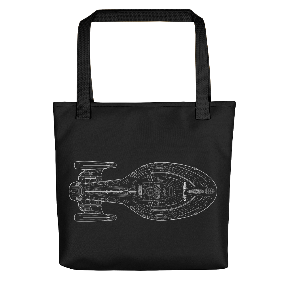 Star Trek: Voyager 25 Schematic Premium Tote Bag