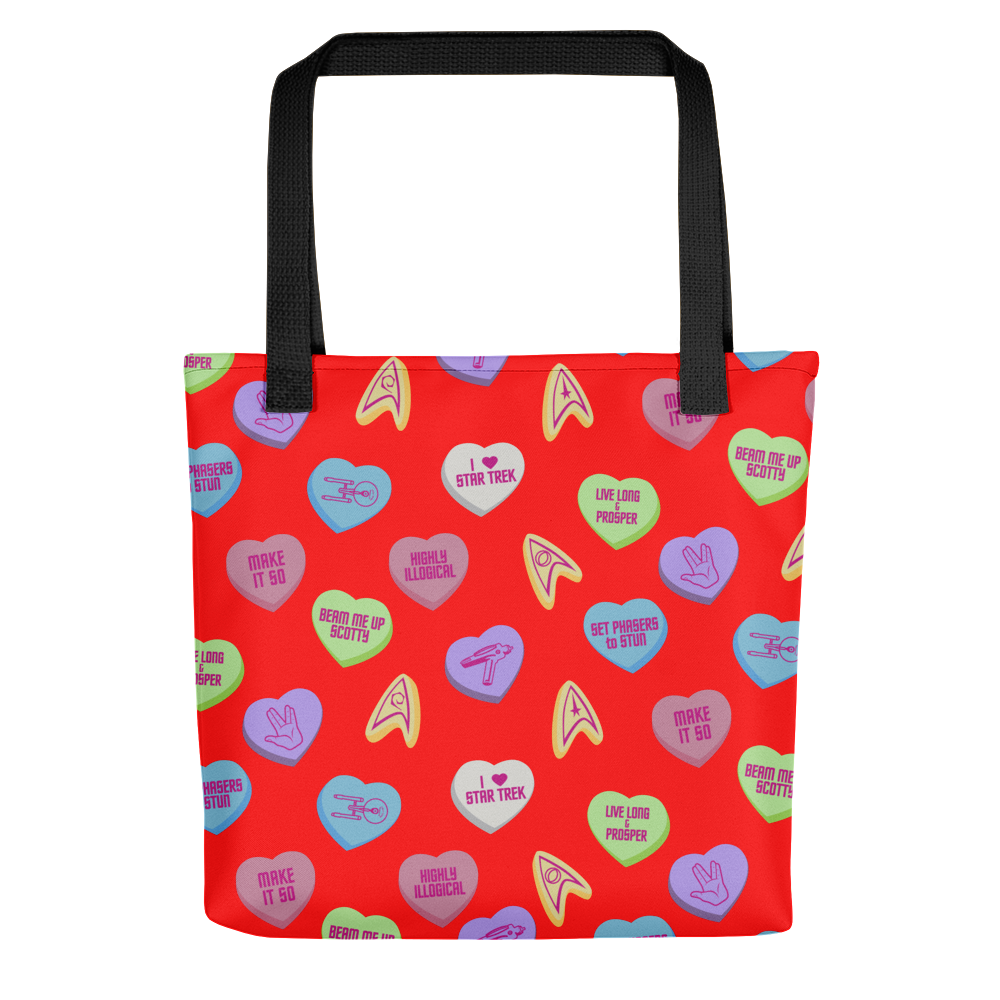 Star Trek Valentine's Day Hearts Premium Tote Bag