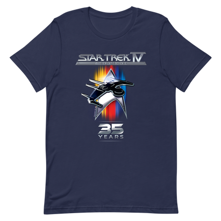 Star Trek IV: The Voyage Home 35th Anniversary Adult Short Sleeve T-Shirt