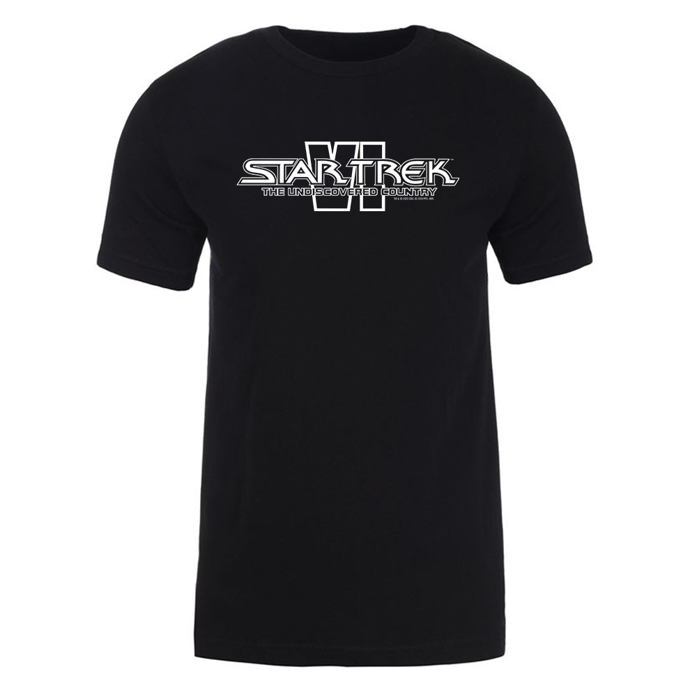 Star Trek VI: The Undiscovered Country Logo Adult Short Sleeve Shirt