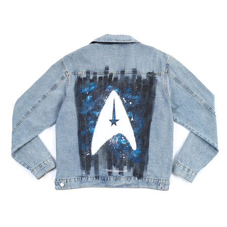 Star Trek Delta Hand-Painted Denim Jacket by Wren + Glory