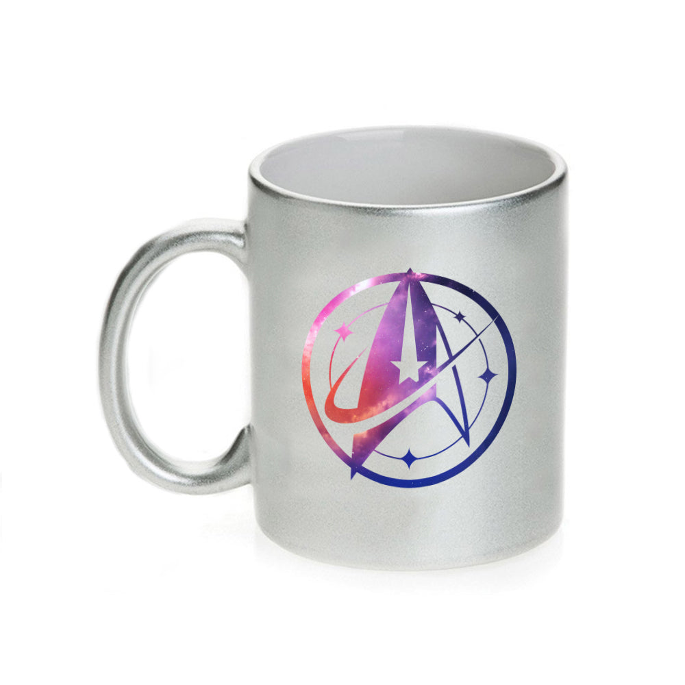 Star Trek: Discovery Universe Logo Silver Metallic 11 oz Mug