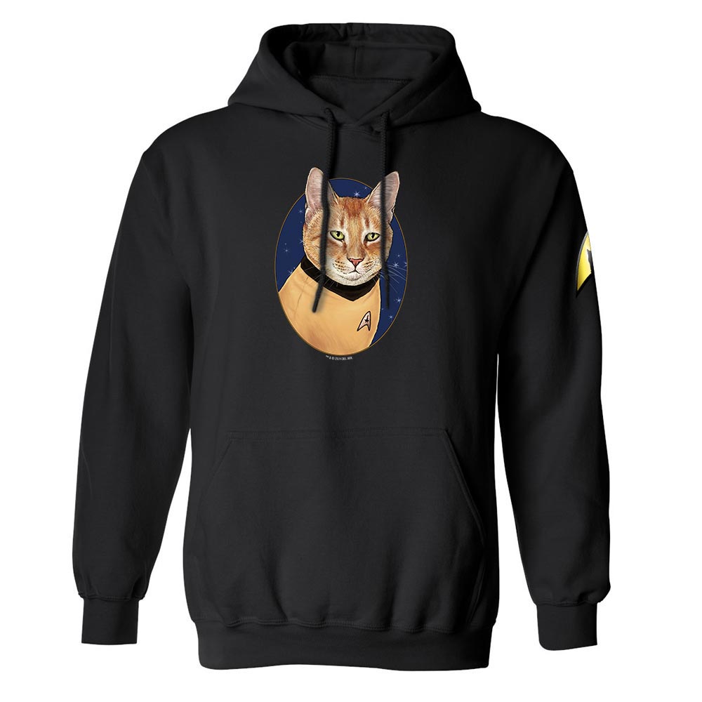 Star Trek: The Original Series Cat Captain Kirk Fleece Hoodie