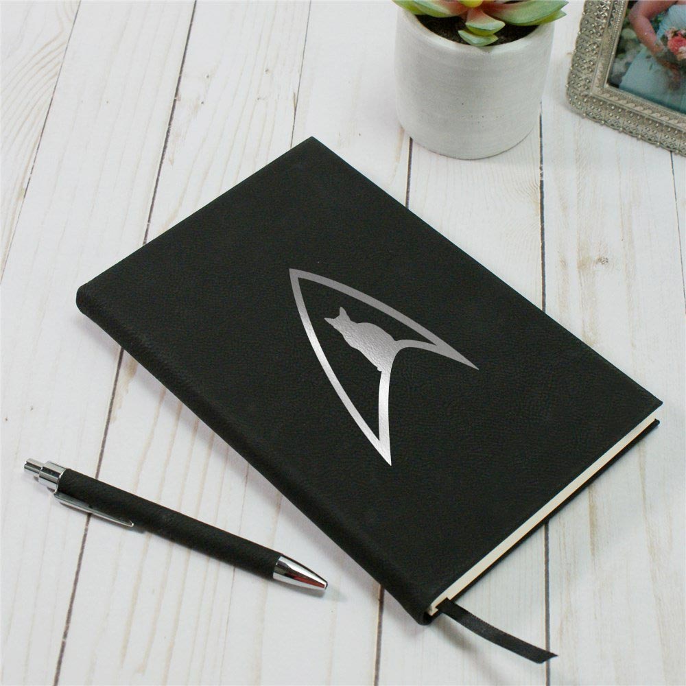 Star Trek: The Original Series Kitty Cat Logo Laser Engraved Notebook